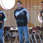 Heimsókn frá landsliðshetjum