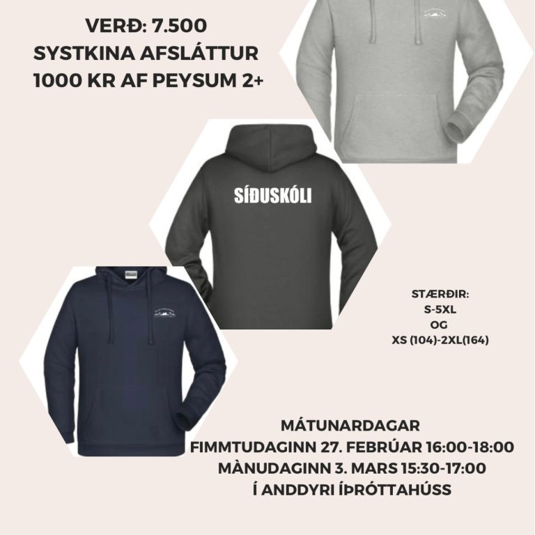 Peysusala 10. bekkjar