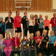 Hópurinn sem var í verðlaunasætum