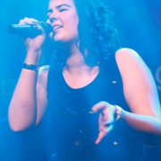 Fulltrúi Síðuskóla Stefanía Tara fór alla leið í lokakeppnina á síðasta ári.