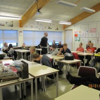 Nemendur voru áhugasamir