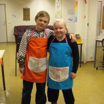 Gaman saman í textílmennt!