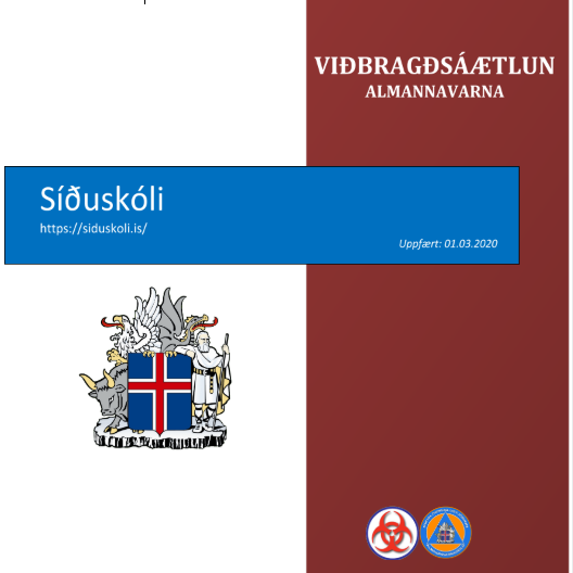 Viðbragðsáætlun við heimsfaraldri