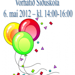 Vorhátið á sunnudag